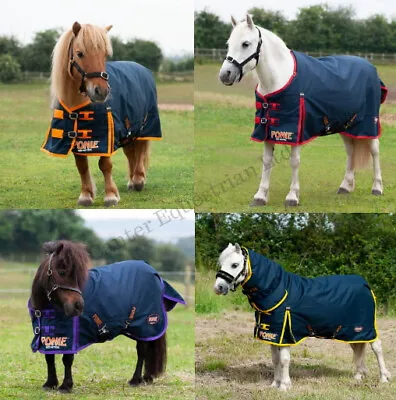 Gallop PONIE Miniature Shetland Pony Turnout Rugs No Fill 50g 100g Or 200g • £34.90