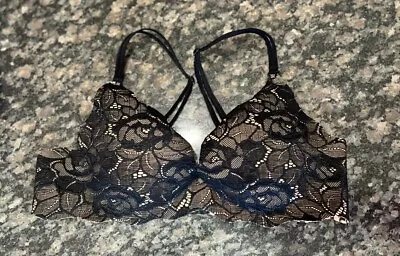 Victoria’s Secret Very Sexy Secret Embrace Black Push Up Bra 34b • $14.99