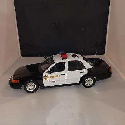 Motor Max 2001 Ford Crown Victoria LA County Sheriff Interceptor Die Cast 1:18 • $72