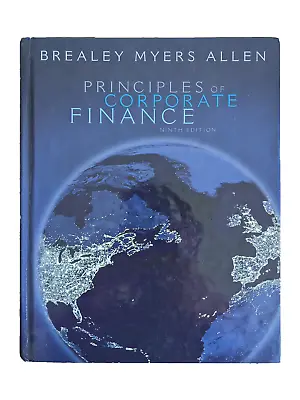 £20 • Buy Principles Of Corporate Finance Ninth Edition By Brealey Myers Allen 