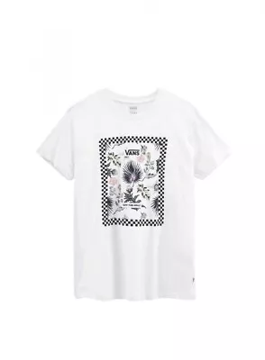 £13 • Buy Vans Boarder Floral BF T-Shirt / White / Womens / RRP £25