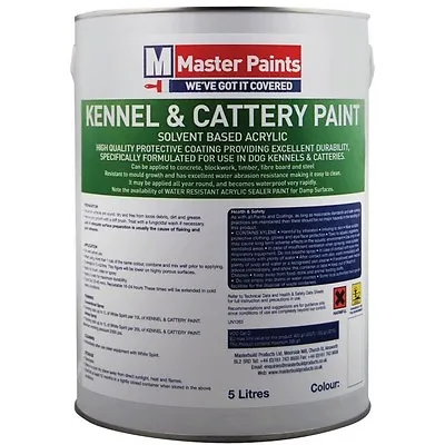 Kennel & Cattery Paint 5 Litre County Cream (see Picture For Colour Shade) • £71.85