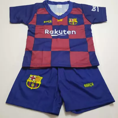 Messi Barcelona Baby 2PCS Set Jersey And Shorts Soccer Futbol Messi 12-18 M • $17.99