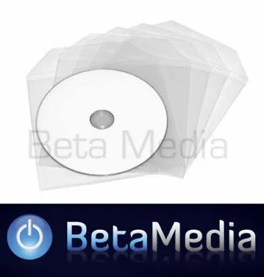 £46.84 • Buy 800 X Clear Plastic CD DVD BDR Sleeves - HIGH QUALITY Premium Sleeve 120 Micron