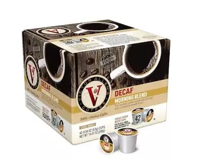 Victor Allen's Decaf Morning Blend Coffee Pods K-cups Single Serve (42 Count) • $29.26