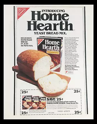 1984 Nabisco Home Hearth Yeast Bread Mix Circular Coupon Advertisement • $19.95