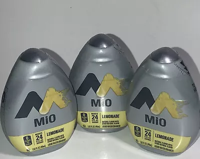 3 Mio Lemonade Flavor Liquid Water Enhancer MIO 1.62 Oz ( 3 PACK ) / 0 Calories • $13.85