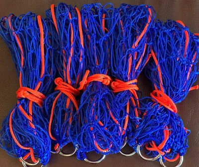 5 X 12z BLUE 3ft VERY HEAVY DUTY NYLON RABBIT PURSE NETS FERRETING HUNTING • £20