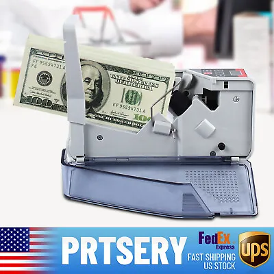 Money Counter Machine Currency Cash Bank Counterfeit Detector Cash Counting • $39