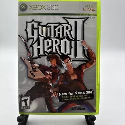 Guitar Hero II 2 - 2006 Xbox 360 - CIB Complete Game W/ Manual *Tested* Rock • $13.45