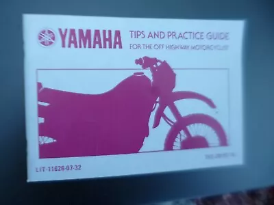 Yamaha Tips & Practice Guide Off Road Vintage 1988 YZ IT 200 250 490 AHRMA YZF • $8