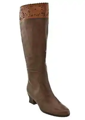 $92.60 • Buy Everybody Brando Brown Heeled Boots Size 7 Eur 37.5