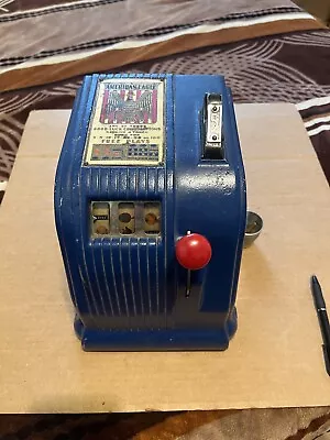 Vintage 5 Cent Slot Machine Collectors Item • $1500