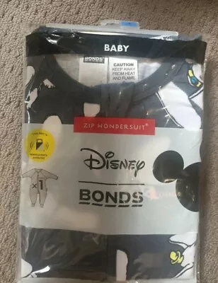 Bonds Size 3 Limited Edition Disney Dumbo Mint Zippy Wondersuit BNIP • $30