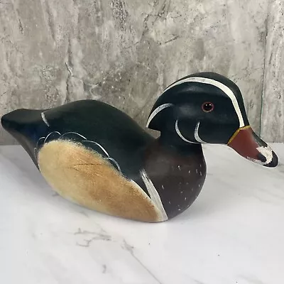 Wooden Wildlife Kennebunk Maine Decoy Signed By J. McHutchison Hand Painted • $49.99