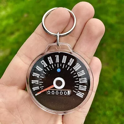 Mustang 1965 GT & All 1966 Speedometer Gauge Keychain - Ford Mustang Keyring • $11.99