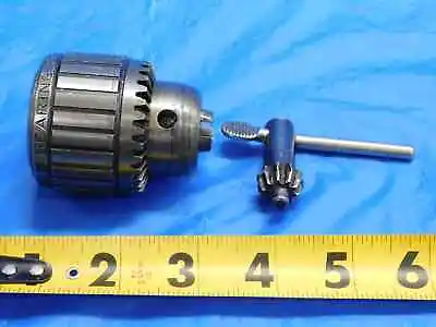 Jacobs 11n Ball Bearing Super Drill Chuck 0 - 3/8 Cap Jacobs Taper #2 Jt2 W/ Key • $59.99