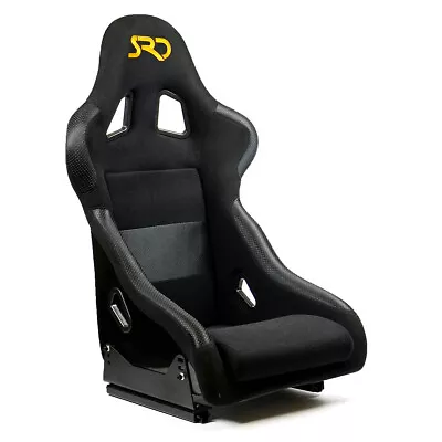 SAAS Seat SR4 Race Fixed Back FRP Black With Universal Mount Brackets SRD4001 • $469