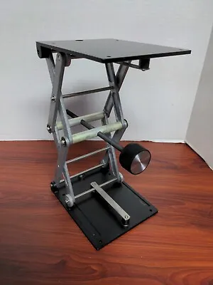 Fisher Scientific Lab Jack 6 X 7.25in Base Adjustable Height 3 - 12in 100lbs • $85