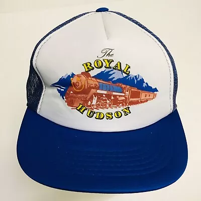 The Royal Hudson 2880 Railroad Steam Train Montreal Canada Hat Snapback Cap • $19.99