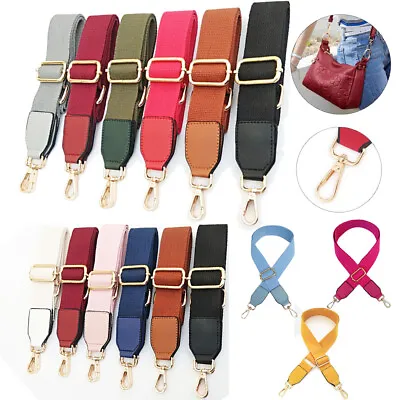Wide Shoulder Bag Belt Strap Crossbody Adjustable Replacement Handbag Handle New • $8.99
