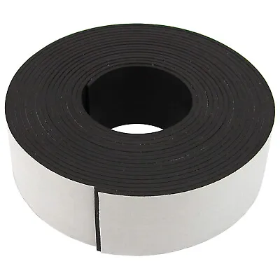 Magnetic Strip Tape Flexible Roll Adhesive Backed Magnet Strong Sticky Back 10Ft • $21.99