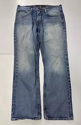 Big Star Pioneer Boot Jeans Mens 34 X 32 Blue Denim • $24.95