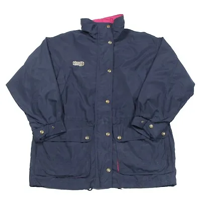 Vintage COLUMBIA Rain Jacket Large Coat Anorak Zip Retro Parka AM41 • $46.18