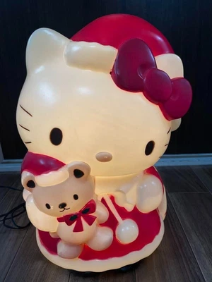 Sanrio Hello Kitty Christmas Illumination Blow Light Xmas 38x25cm Vintage Lamp • £154