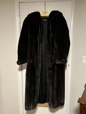 Vintage Full Length Mink Sable Fur Coat Amazing Condition Custom • $2000