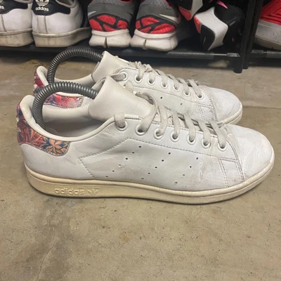 $10.50 • Buy Adidas Stan Smith Sneakers Womens Size 8 Shoes Originals Faux Leather 