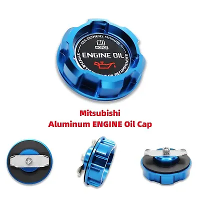 Blue Aluminum ENGINE Oil Cap For Mitsubishi LANCER EVO 8 9 10 3000GT 6G72 GALANT • $15.63