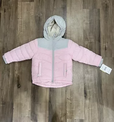 Eddie Bauer Soft Pink Puffer Jacket Size Kids 2T NWT • $44.99