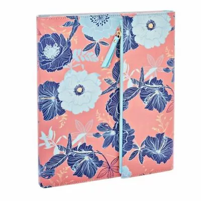 Pen + Gear Coral Floral Pattern Binderfolio 3-Ring 3/4   SAME DAY SHIPPING • $19.99