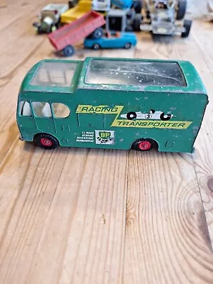 Vintage Lesney Matchbox King Size No.K-5 Racing Car Transporter Diecast • £6.50