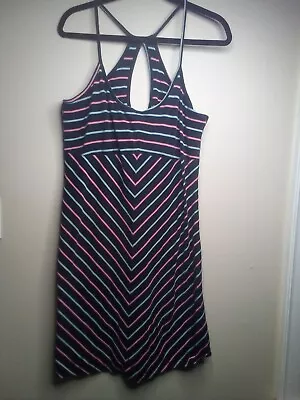 Patagonia Dress XL Sleeveless Strapy Sundress Stripe Colorful • $11.14