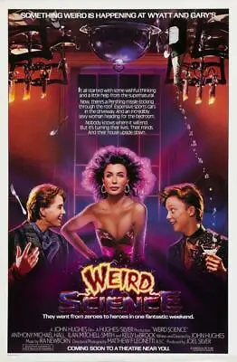 WEIRD SCIENCE Movie POSTER 27 X 40 Kelly Le Brock Anthony Michael Hall C • $24.95