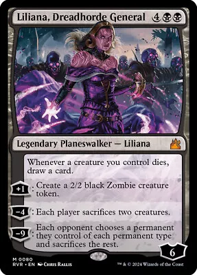 MTG Liliana Dreadhorde General  - Ravnica Remastered • $12.69