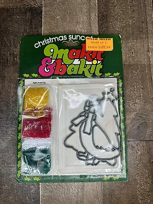 Vtg Makit & Bakit Stained Glass Suncatcher Ornament Goose Duck Make It Bake It • $10.95