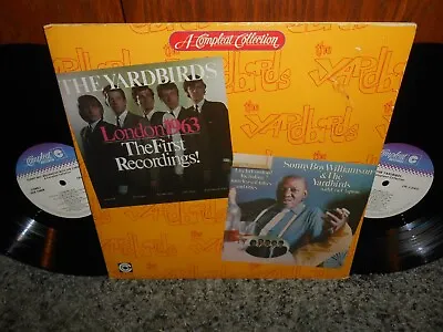 YARDBIRDS A Compleat Collection ERIC CLAPTON VINTAGE 2 LP SET BLUES ROCK LP • $14.99