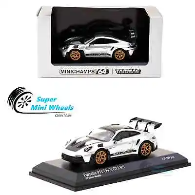 Minichamps X Tarmac Works 1:64 Porsche 911 (992) GT3 RS GT Silver Metallic • $29.99