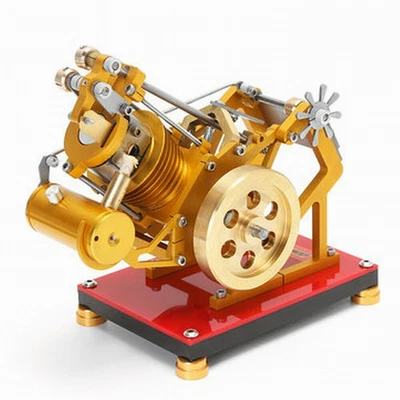 $391 • Buy Air-cooled Vacuum Stirling Engine Model Metal External Combustion Engine Model
