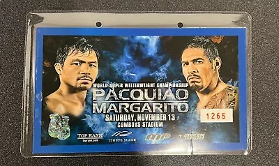 Manny Pacquiao - Antonio Margarito Boxing Press Pass Credential (2010) Texas • $39.99