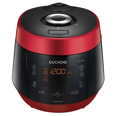$309 • Buy CUCKOO Pressure Rice Cooker 10 Cup Red/Black CRP-P1009S/RED