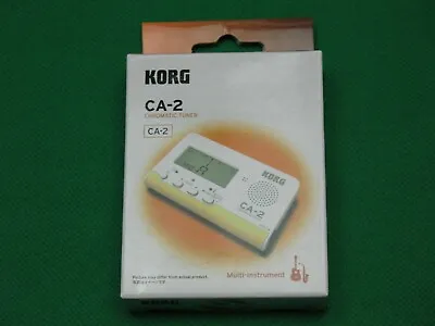 Chromatic Tuner  KORG  CA-2 Plug Instrument + Tune Or Straight Multi-Instrument • $49.95