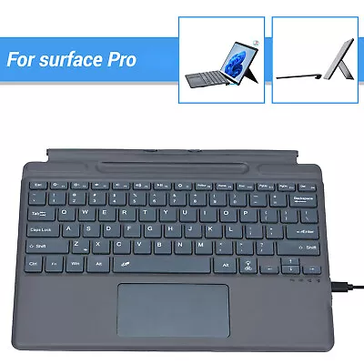 For Microsoft Surface Pro 9 8 7 6 5 4 GO Type Cover Bluetooth Keyboard Touchpad • $61.99