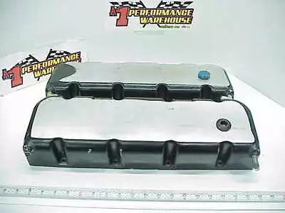 2 SB2.2 Chevrolet Aluminum Valve Covers W/ Spray Oilers For Chevy SB2.2 NASCAR • $600