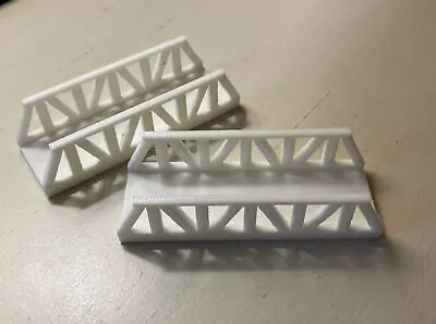 N Scale Truss Bridge Lot Of 2 White 3D Printed Model Train Display • $11