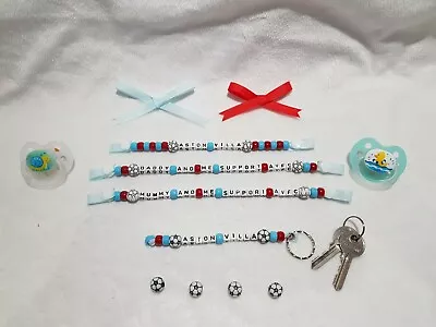 £3.50 • Buy  Aston Villa   Dummy Clip, Keepsake, Funny, Baby, Football