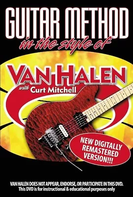 Guitar Method In The Style Of Van Halen (DVD 2004) • $3.99